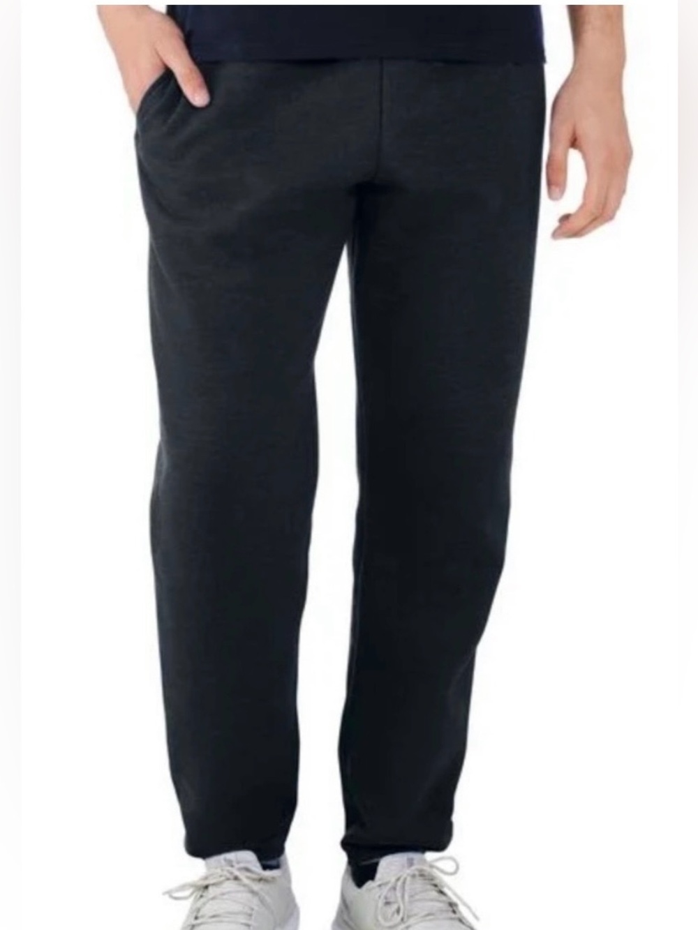 NEW Fruit of the Loom Black Fleece Sweatpants